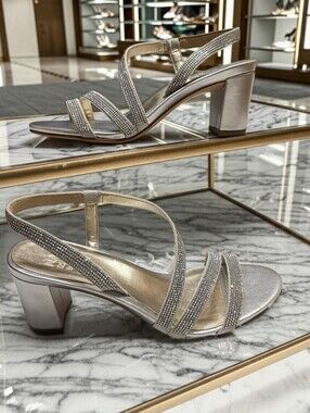 🌹 Naturalizer 🌹 Vanessa 2 Block Heeled Sandals Women's Sz 7.5 $115 🆕